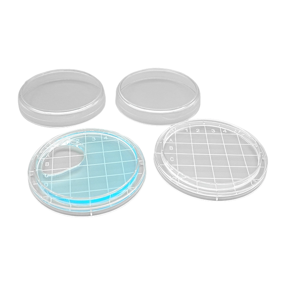 Qiujing hoge transparantie ronde vorm hoogwaardige laboratoria petrischaal voor bacteriecultuur Qiujing hoge transparantie ronde vorm hoogwaardige laboratoria petrischaal voor bacteriecultuur
