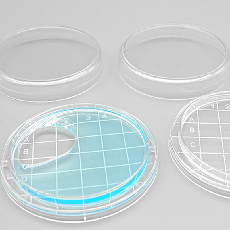 Qiujing hoge transparantie ronde vorm hoogwaardige laboratoria petrischaal voor bacteriecultuur Qiujing hoge transparantie ronde vorm hoogwaardige laboratoria petrischaal voor bacteriecultuur