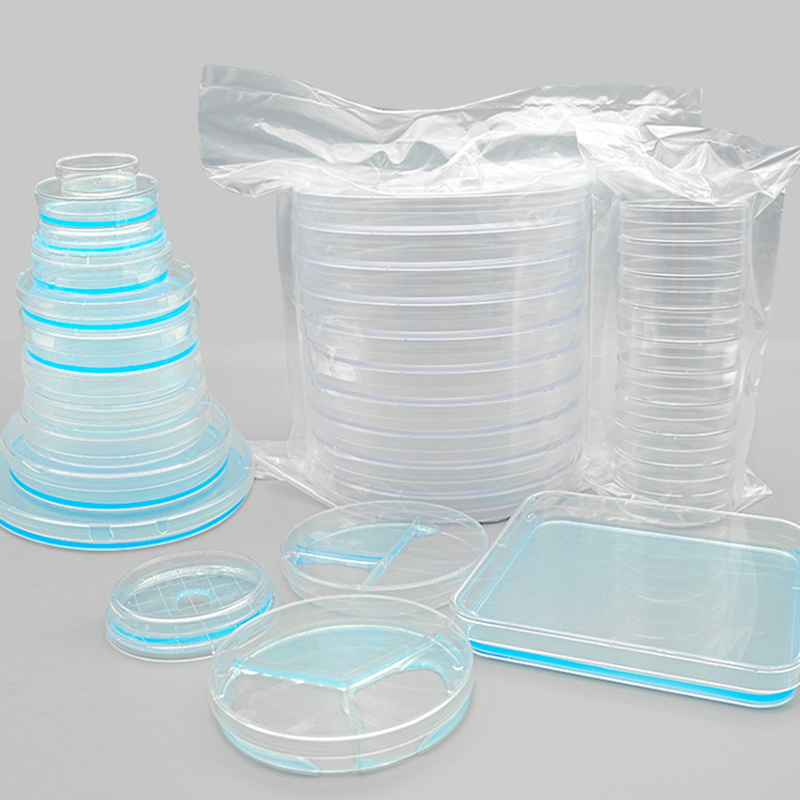 Qiujing hoge transparantie ronde vorm hoogwaardige laboratoria petrischaal voor bacteriecultuur Qiujing hoge transparantie ronde vorm hoogwaardige laboratoria petrischaal voor bacteriecultuur