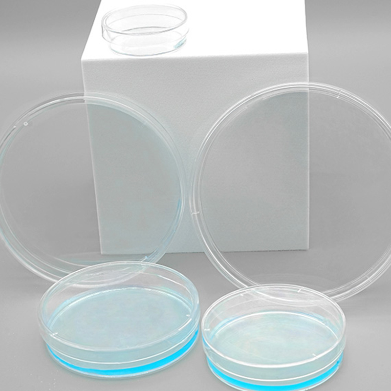 Qiujing hoge transparantie ronde vorm hoogwaardige laboratoria petrischaal voor bacteriecultuur Qiujing hoge transparantie ronde vorm hoogwaardige laboratoria petrischaal voor bacteriecultuur